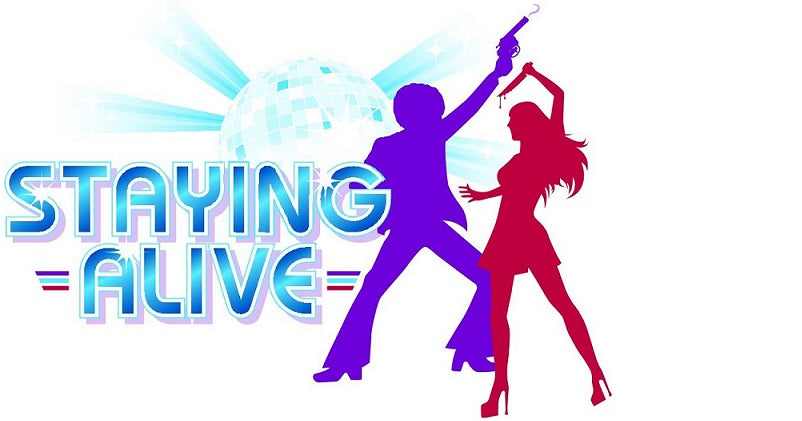 Staying Alive 1970s themed murder mystery game and dinner event for corporate 
